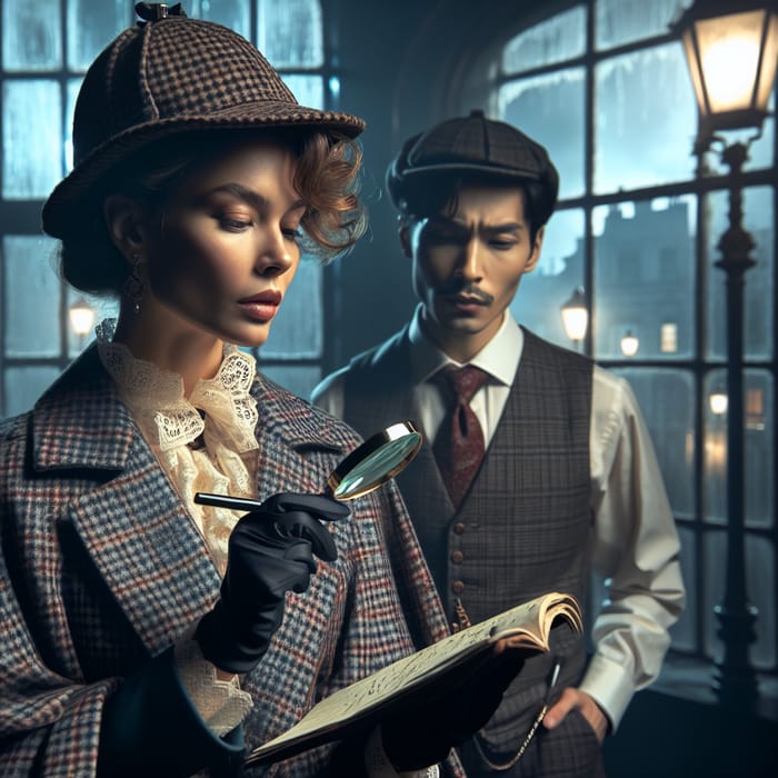 Female Sherlock Holmes Victorian London Detective Work