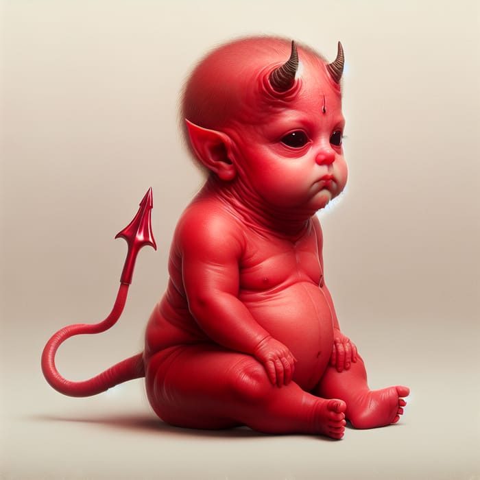 Realistic Baby Devil – Mythical Charm
