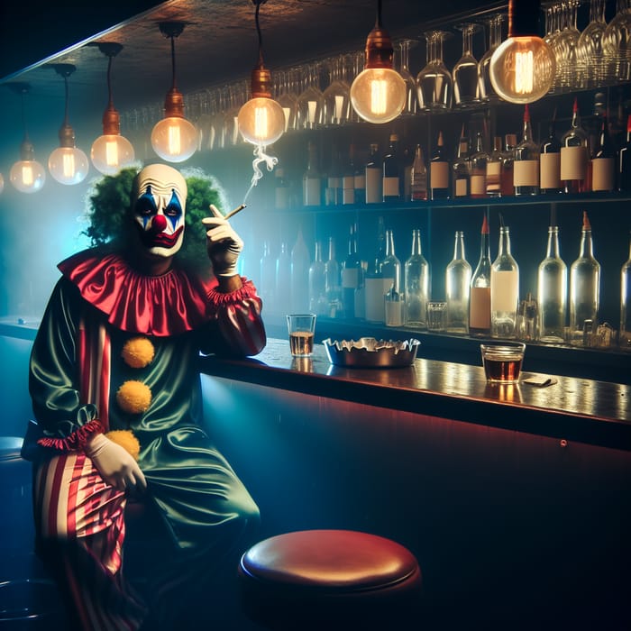 Scary Clown in Bar | Loneliness and Isolation