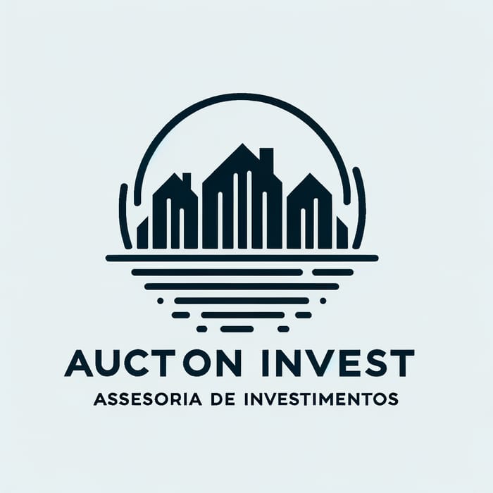 Minimalist Logo Design for Auction Invest Assessoria de Investimentos