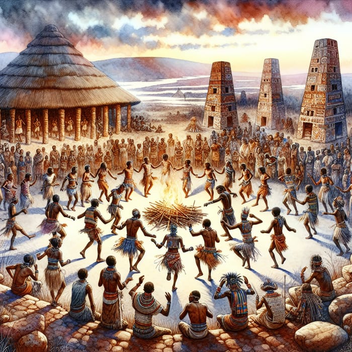 Ancient Civilization Tribal Dancing