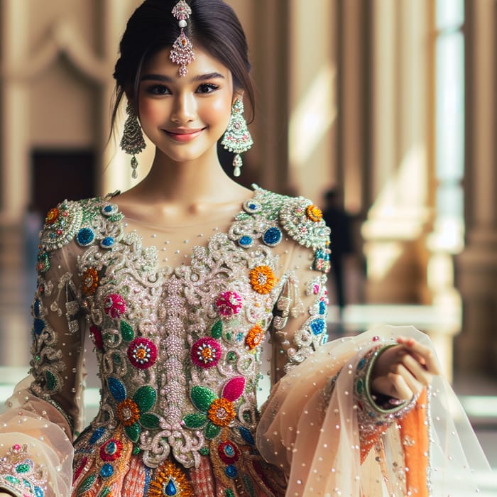 Stylish Woman in Dress | Elegant Celebration Style