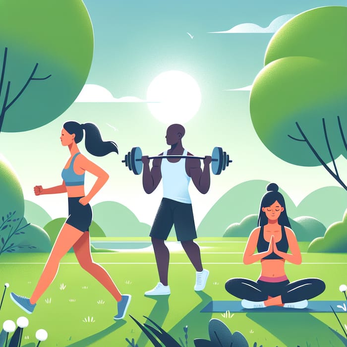 Ideal Body: Morning Health Activities for Diverse Group