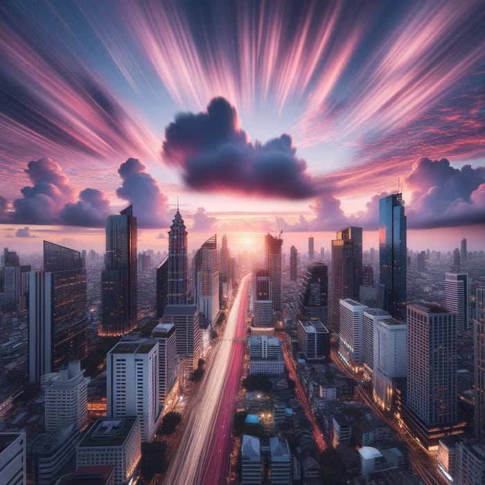 Cityscape Time-Lapse Photography - Speeding Through the Clouds