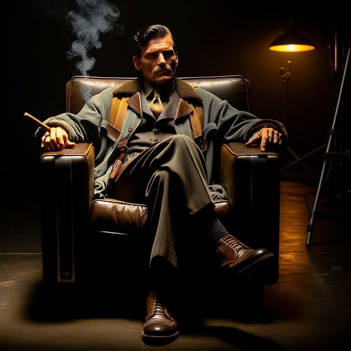 Michael: A Cool Mafia Boss in Fremen Suit by Chalamet