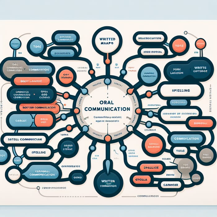 Concept Map: Oral and Written Communication Themes and Sub-Themes