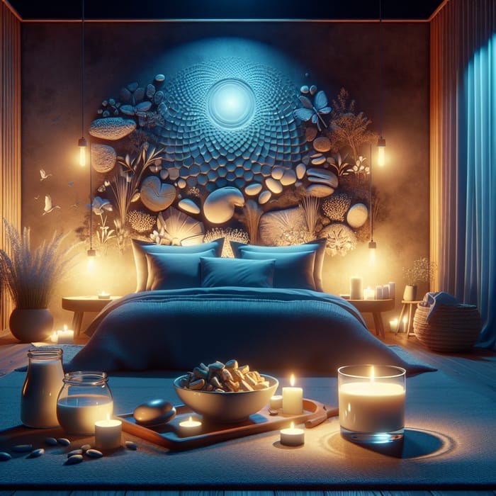 Tranquil Sleep Environment with Relaxing Visual Elements | Mindful Dietary Transformation