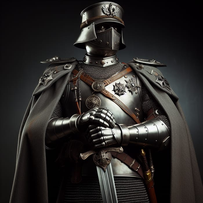Medieval Knight Inspired by 20th Century Military Figure
