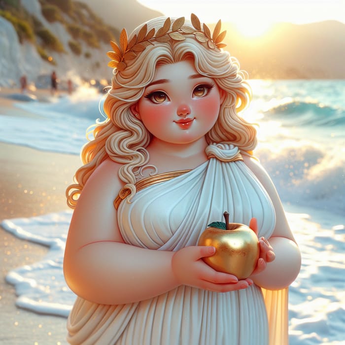 Fat Aphrodite: Radiant Goddess in Nature