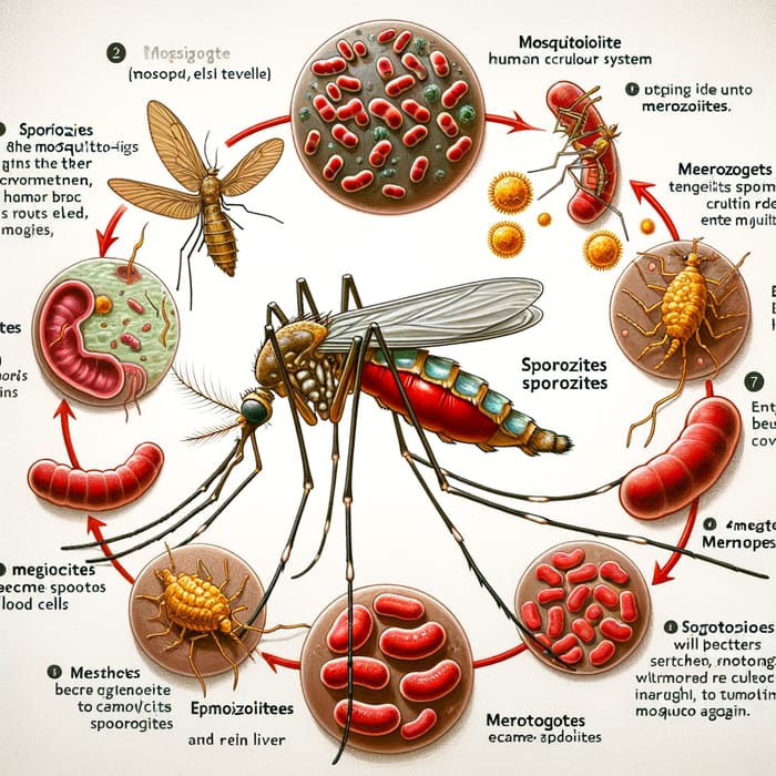 Malaria Life Cycle: Illustration and Process