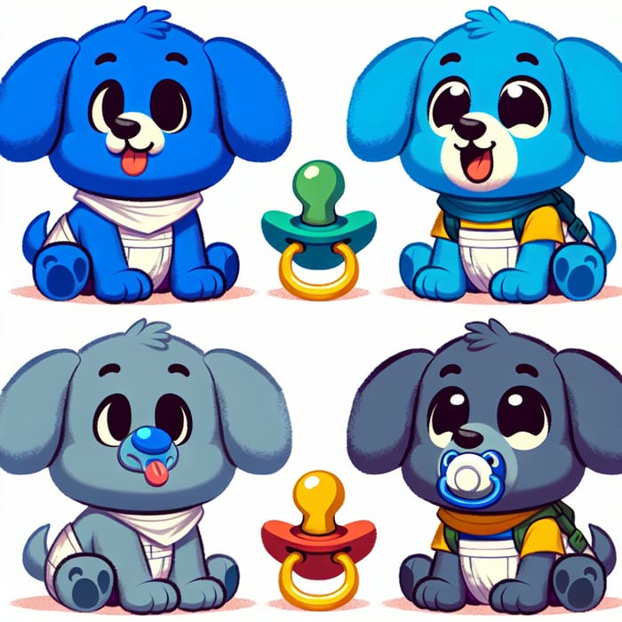 Bluey and Bingo Diapers: USA - Chupete Collection
