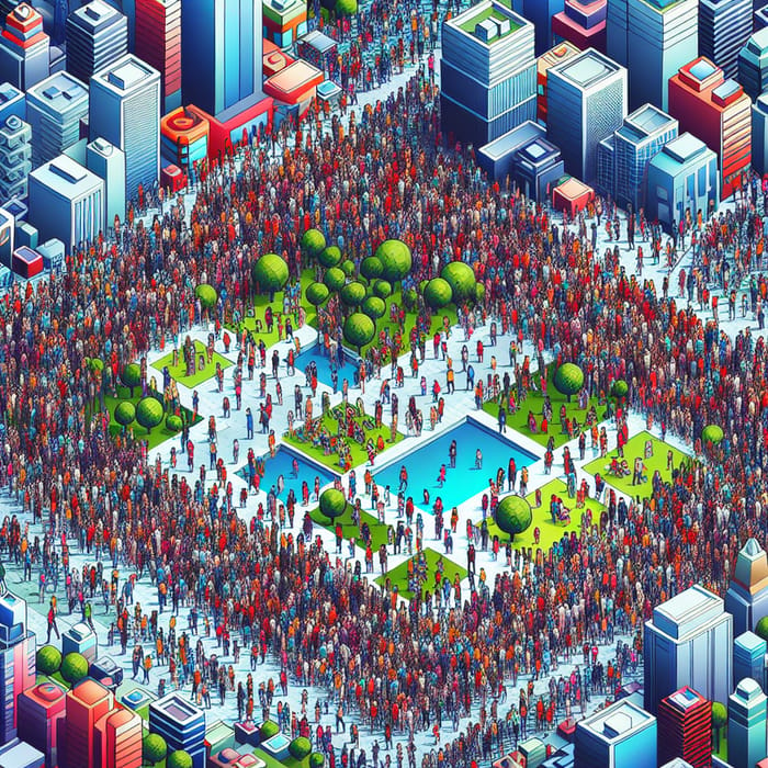 Overpopulation: Crowded 2D Graphic Space