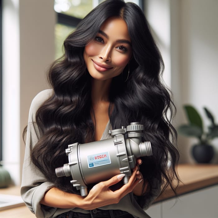 Beautiful Woman with Bosch Unit Pump