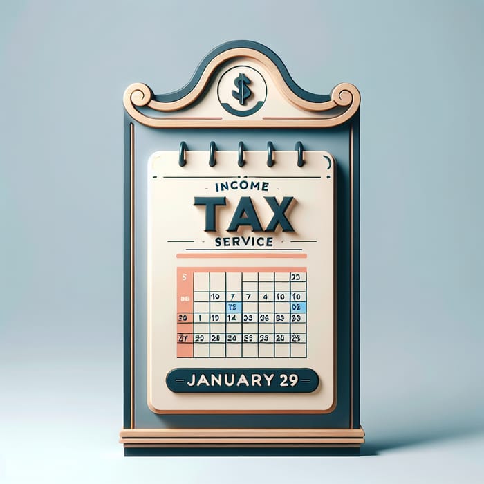 Professional Income Tax Service | Calendar: January 29 | MBG