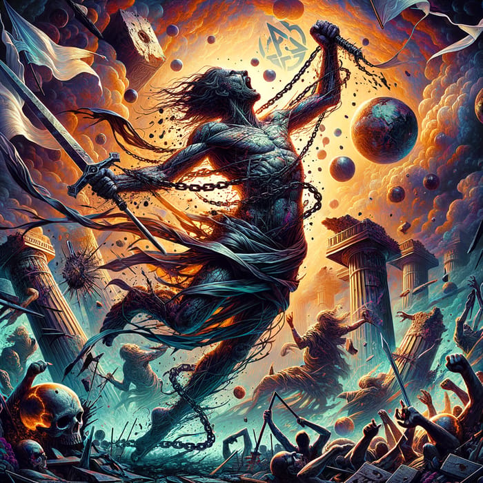 Impermanence Thrash Metal Band Album Cover Art | Defiant Revolution Visuals