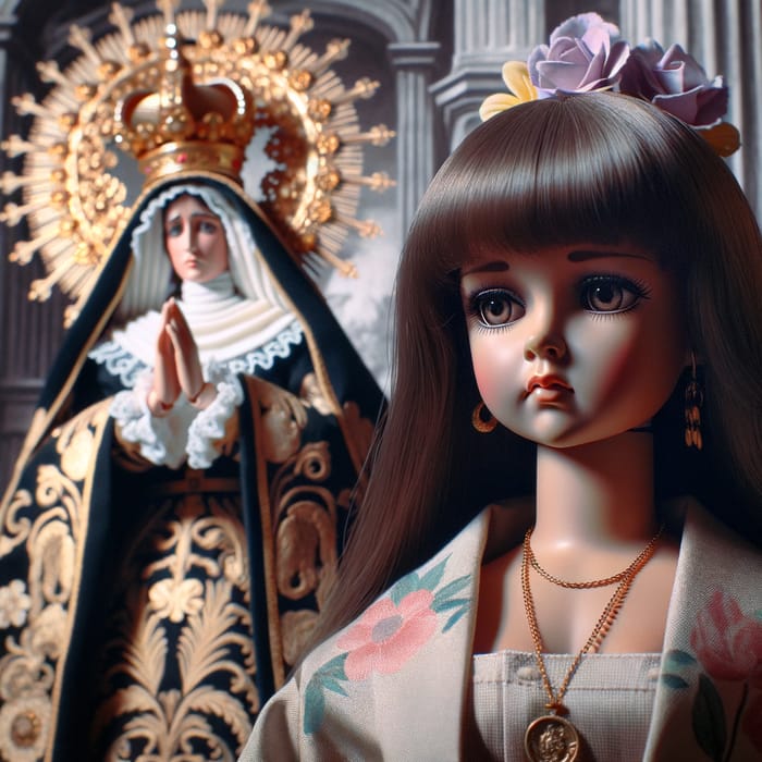 Dolly Doll: Japanese-Spanish Fusion with Virgin of Sorrows