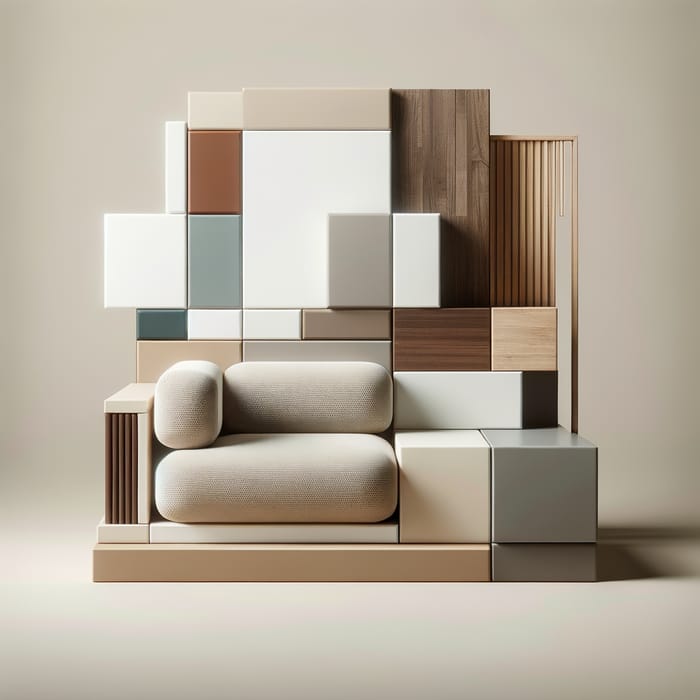 Modern Geometric Furniture | Earth Tones