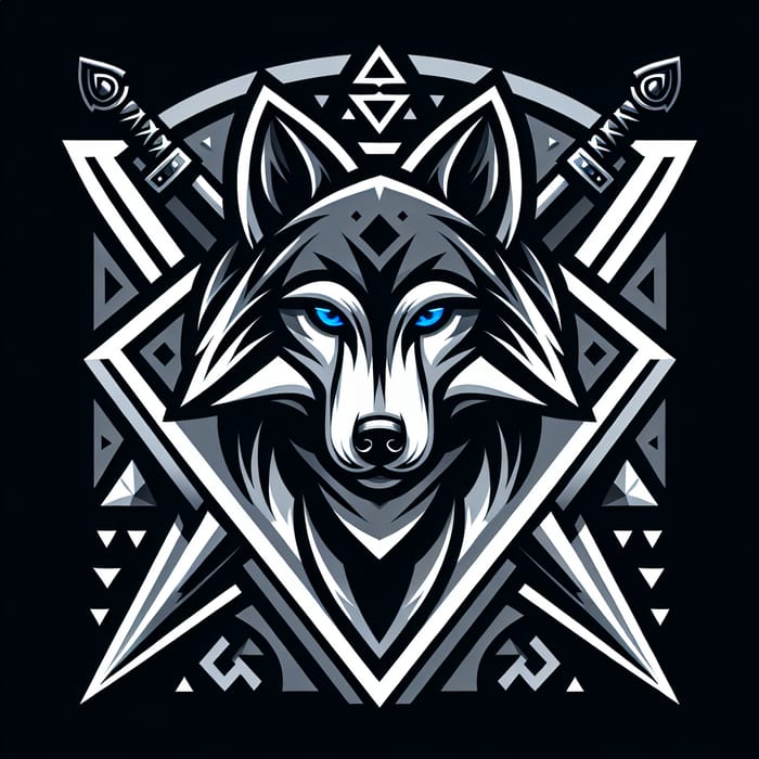 Wolf Warrior Emblem: Strength and Power Symbolized