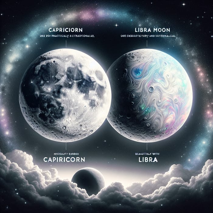 Capricorn & Libra Moon Merge: Celestial Harmony