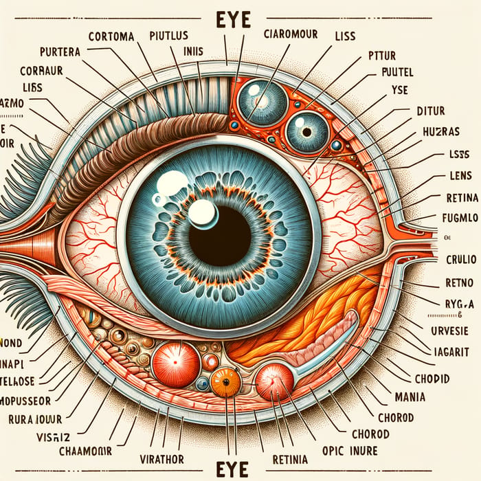 Anatomy of the Human Eye: Detailed Diagram with Labels