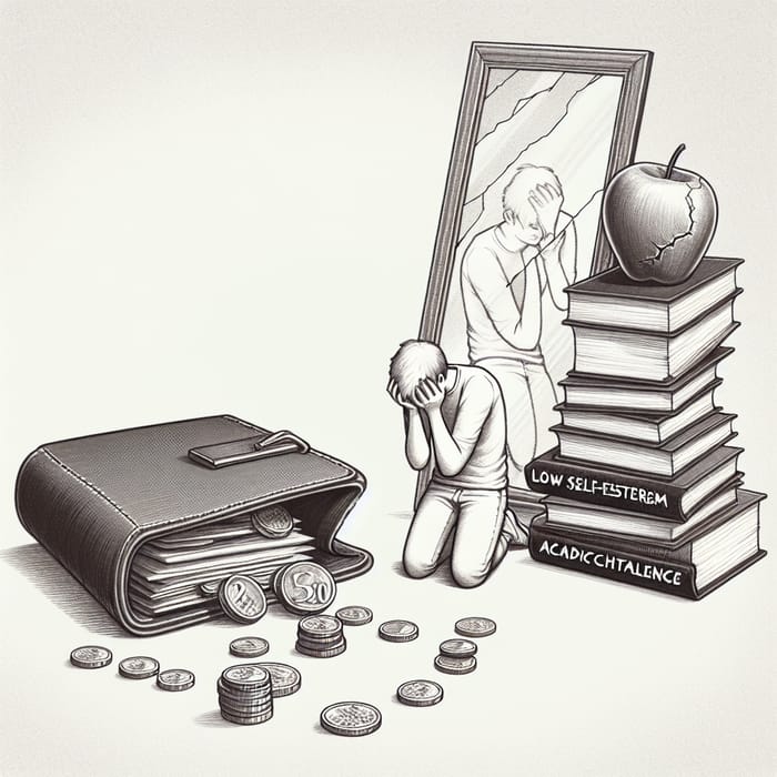 Illustration: Financial, Confidence, Academic Problems