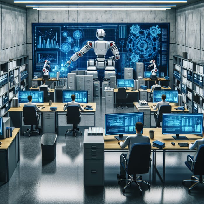 Robotic Process Automation in Office Environment | Futuristic Efficiency