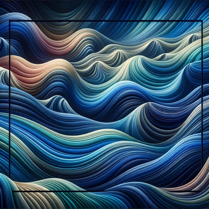 Graphical Design Waves: Abstract Motion Art