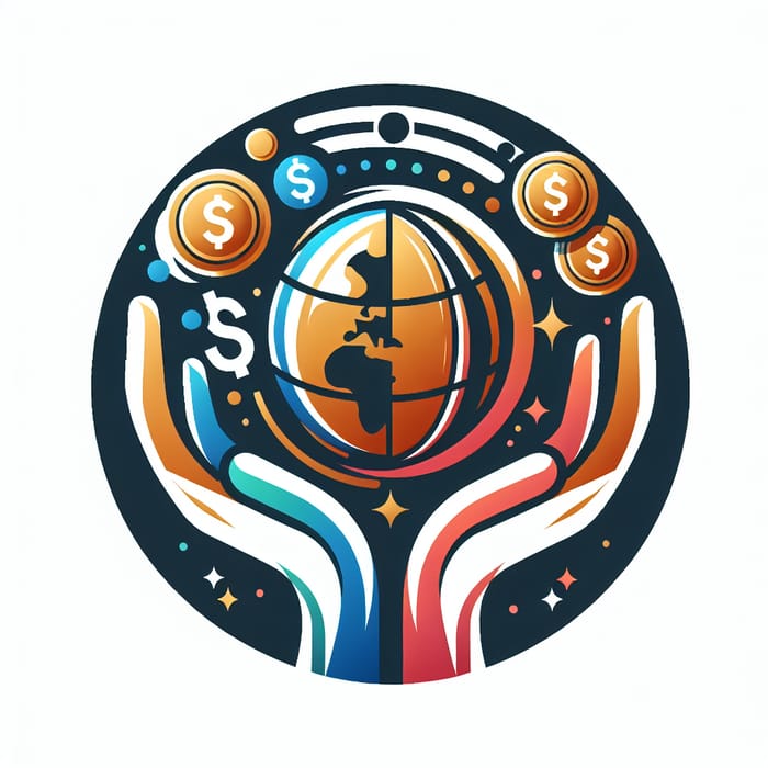 Dynamic Logo for Economy, Money, and Society