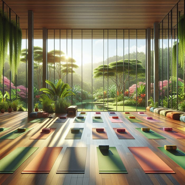 Serenity Yoga Studio Amidst Lush Greenery
