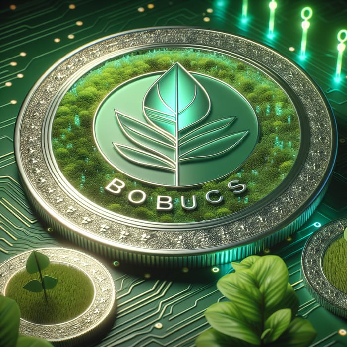 BioBucks: Eco-Friendly Cryptocurrency Concept
