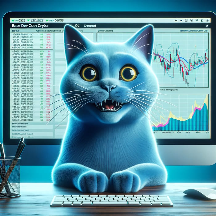 Blue Cat Meme: Cryptocurrency Market Hilarity