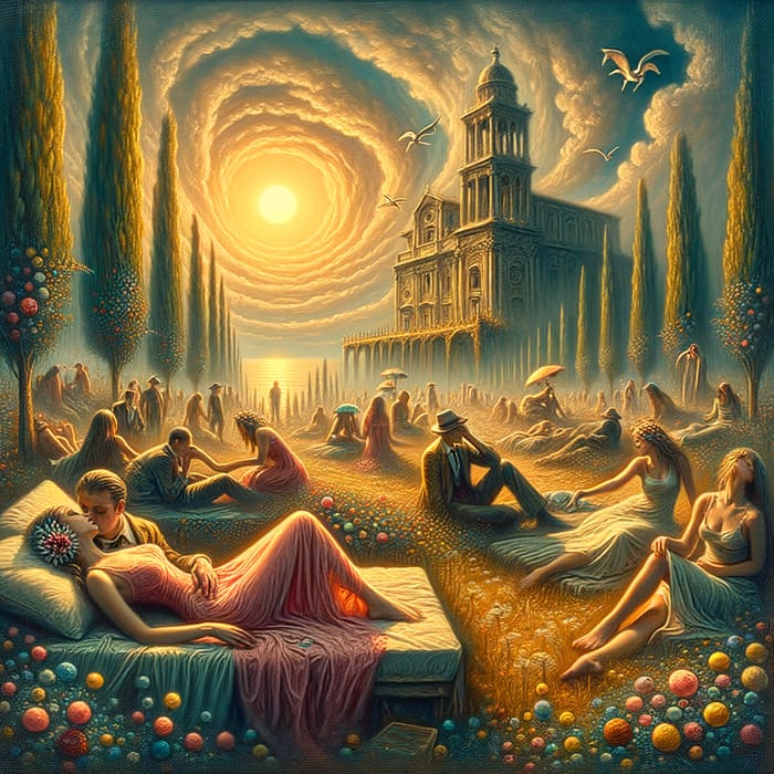 Forbidden Summer Love | Salvador Dali Dreamscapes