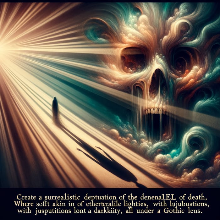 Gothic Surrealism: Shadows of Death in Dreamlike Style