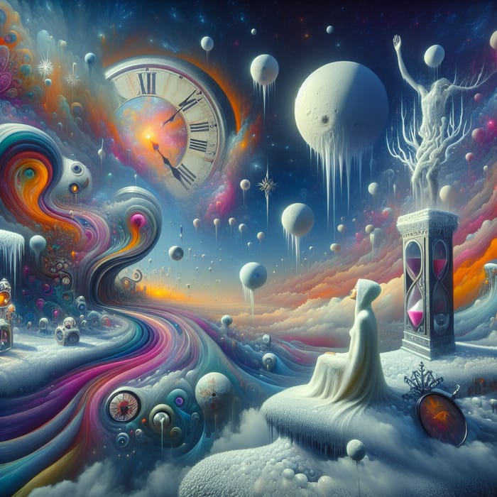Enchanted Winter Solstice | Surrealistic Dream by Dali