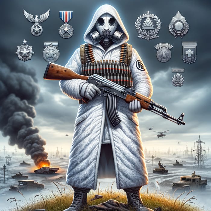 Warzone Top Winner Ghost AK-47 | Ultimate Ghost Apparel