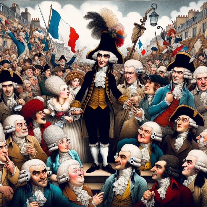 French Revolution Caricature: Depiction of Social Classes