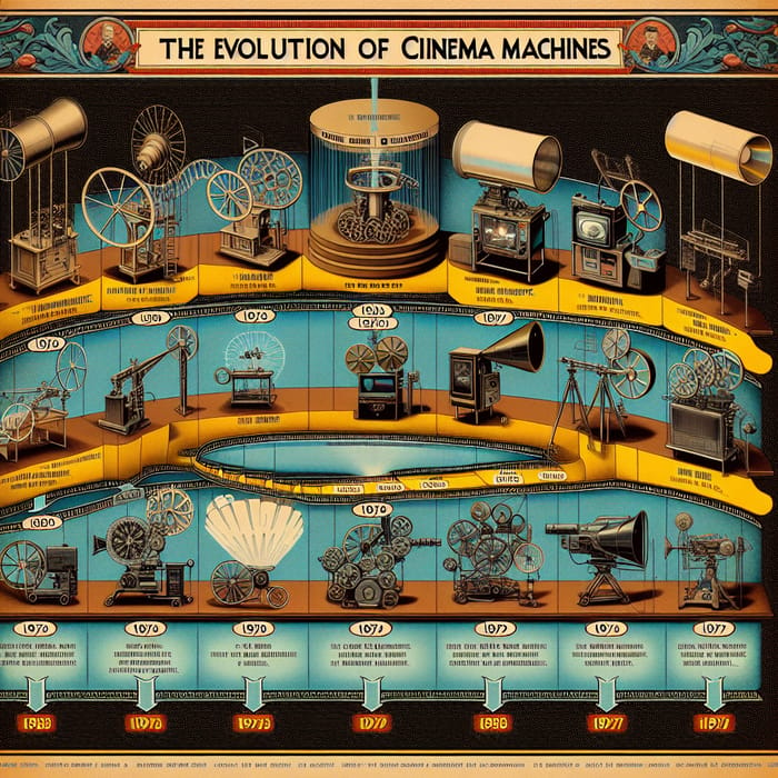 Evolution of Cinema Machines & Technology: From Kinetoscope to IMAX