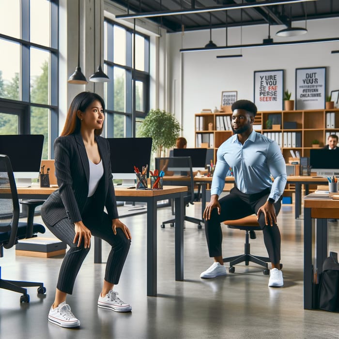 Office Chair Squats: Corporate Workout Tips