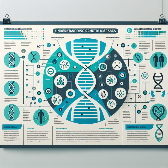 Genetic Diseases Poster: Understanding Prevention & Coping Strategies