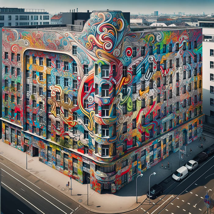 Vibrant Graffiti Transforming Urban Architecture