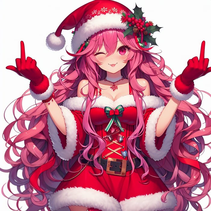 Anime outlet girl pink