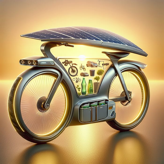 Futuristic Electric Bicycle for Sustainable Living and Community Impact