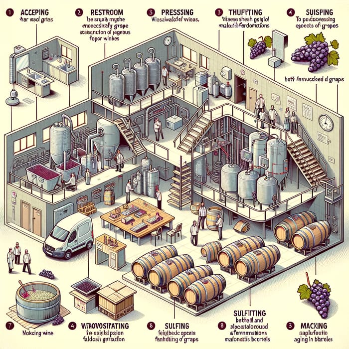 Efficient Winemaking Process | Detailed Red Wine Production