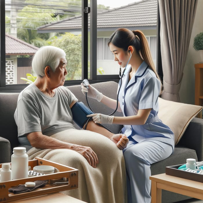 Professional In-Home Nursing Care for Elderly Patients