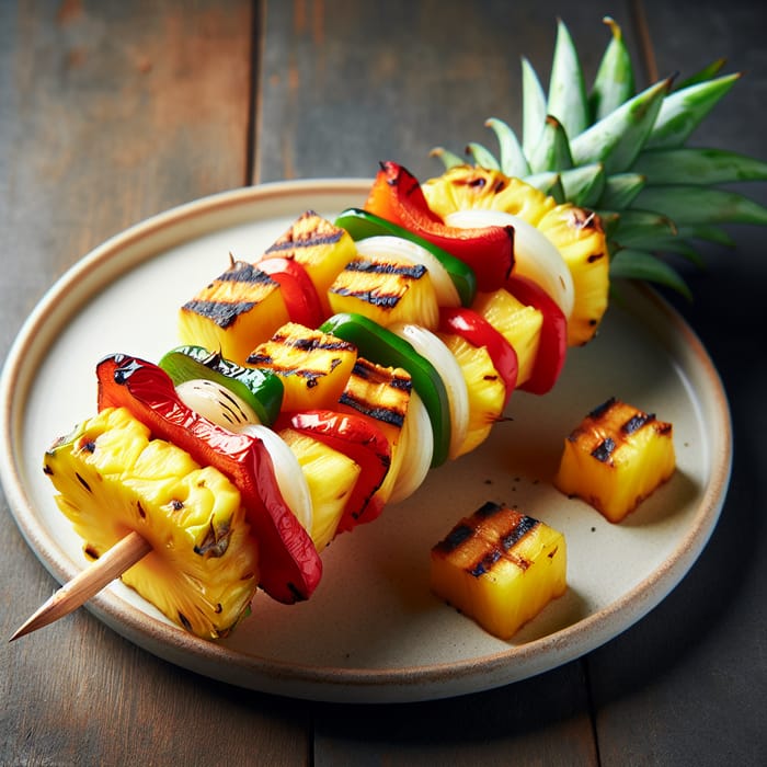 Colorful Pineapple Kebab Recipe | Juicy Grilled Skewer