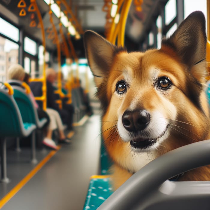 Dog on Bus - Cute Canine Journey