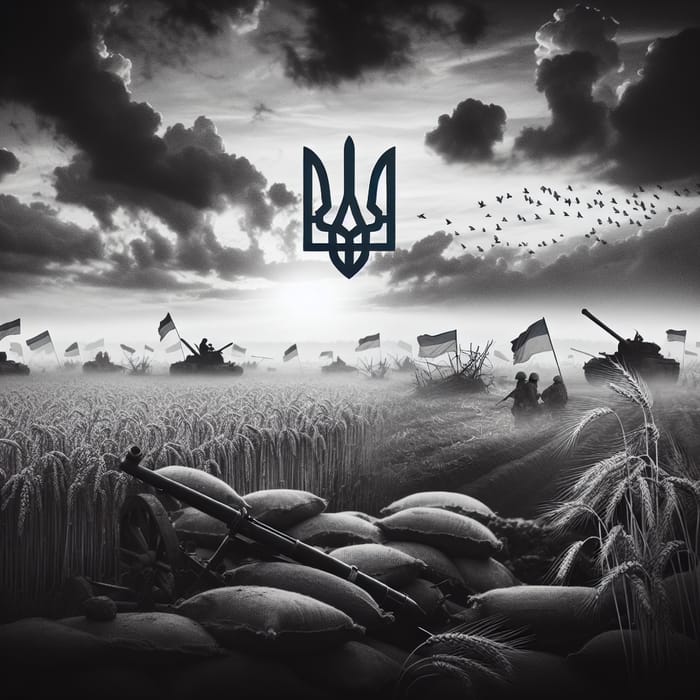Ukrainian War Theme Album Cover