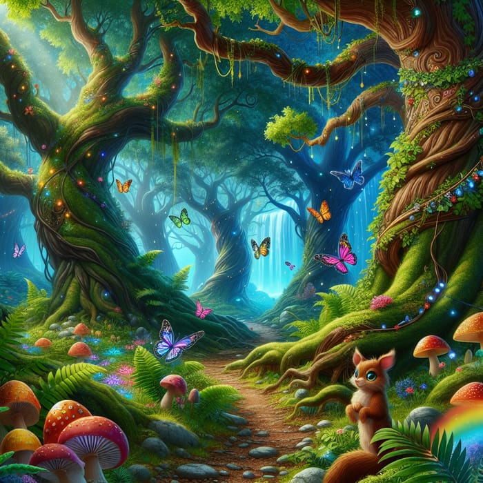 Enchanted Forest: Whimsical Magic & Unusual Wildlife
