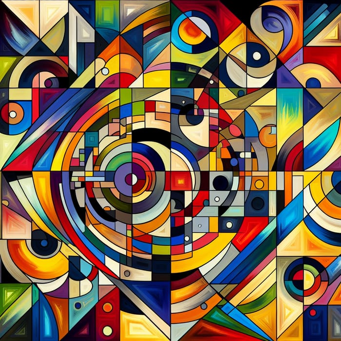 Vivid Abstract Shapes and Colors | Geometric Art Inspiration
