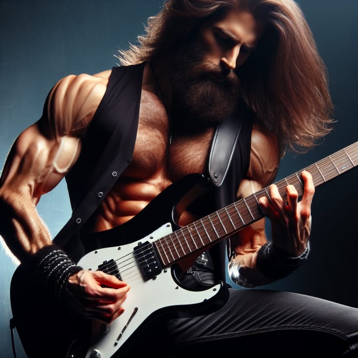 James Hetfield Rockstar Abs | Energetic Guitar Performance